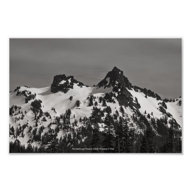 Das Schloss und der Pinnacle Fotodruck (Vorne)