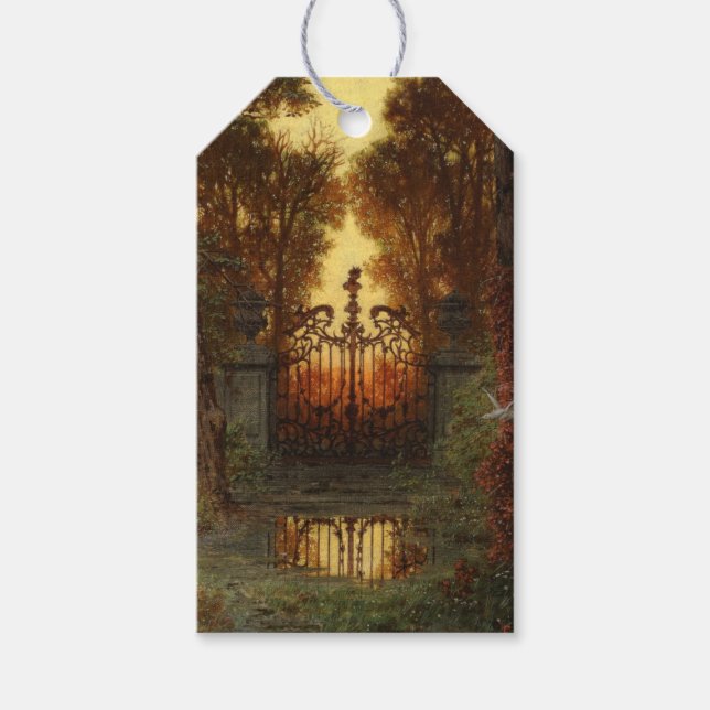 Das Schloss (von Ferdinand Knab) Geschenkanhänger (Vorderseite)