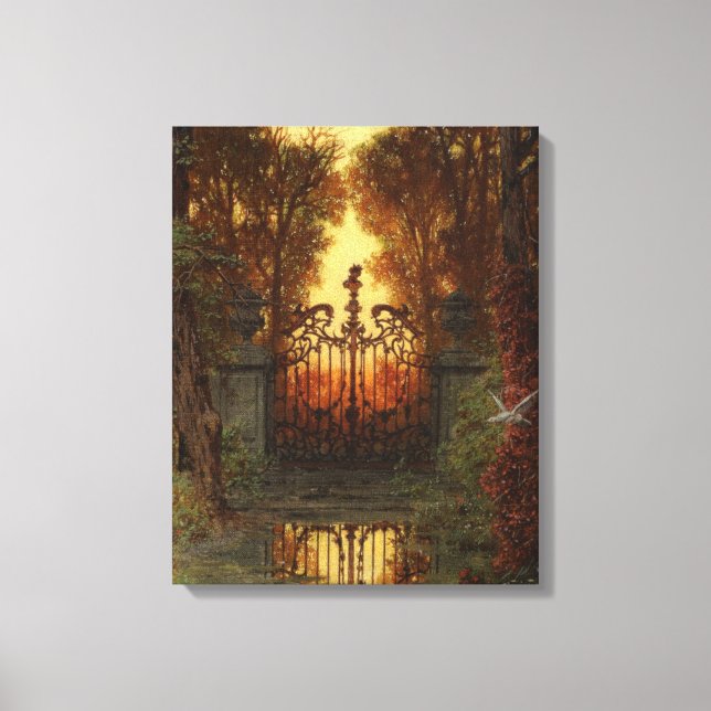 Das Schloss (von Ferdinand Knab) Leinwanddruck (Vorderseite)