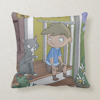 Das Schluckauf-Buch - Kissen - die Katze