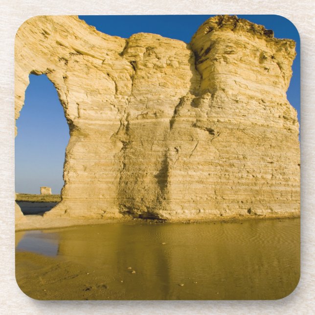 Das Schlüsselloch der Monument Rocks alias Chalk Untersetzer (Vorderseite)