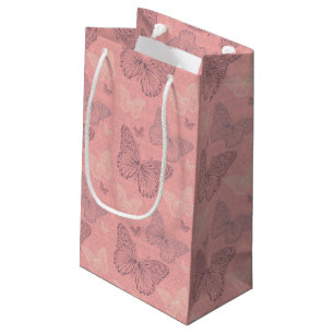 Das Schmetterlings-Rosa Kleine Geschenktüte