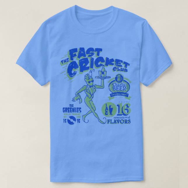 das schnelle Cricket T-Shirt (Design vorne)