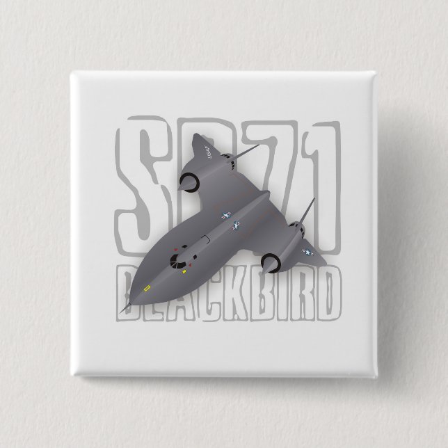 Das schnellste Überschallspions-Flugzeug: Amsel Button (Vorderseite)