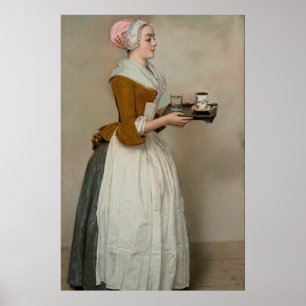 Das Schokoladenmädchen von Jean-Étienne Liotard Poster