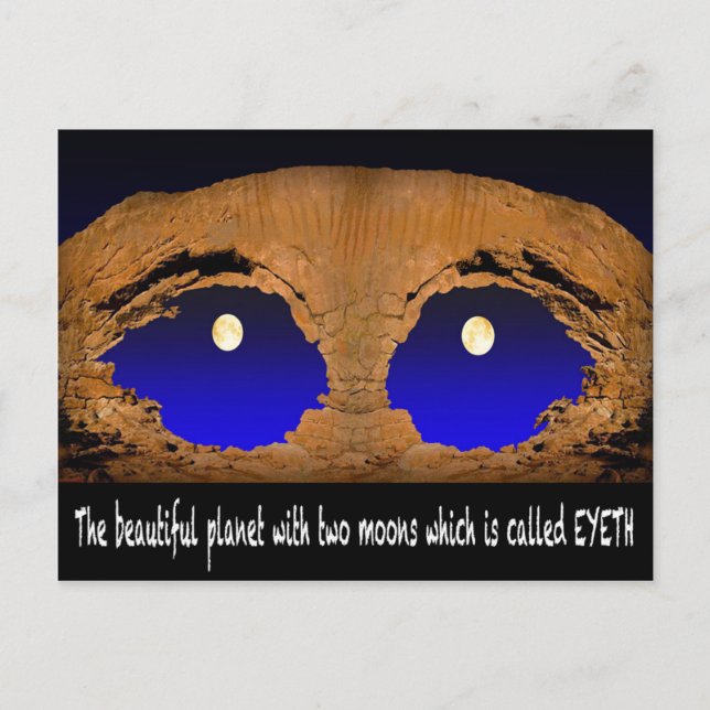 Das schöne Auge -2 Postkarte (Vorderseite)