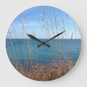 Das schöne Gras und das Meer Große Wanduhr