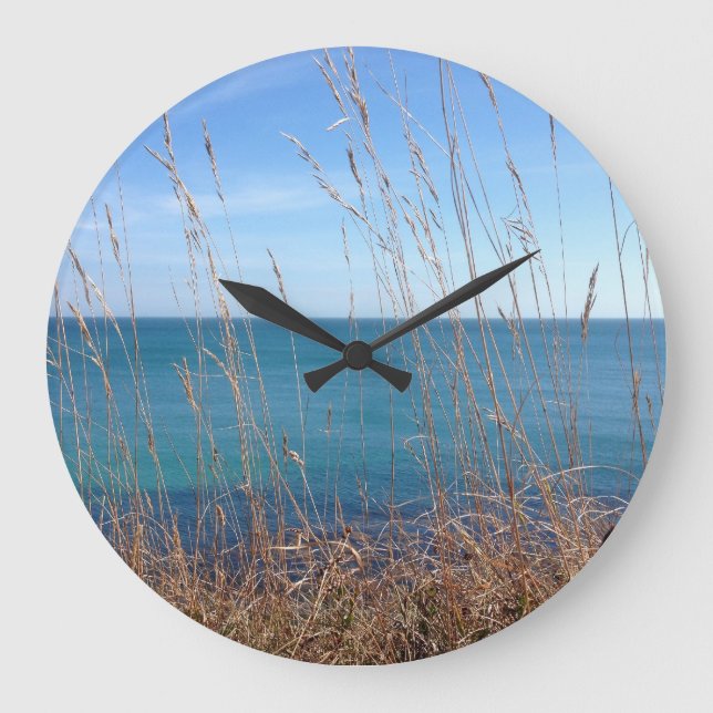Das schöne Gras und das Meer Große Wanduhr (Vorderseite)