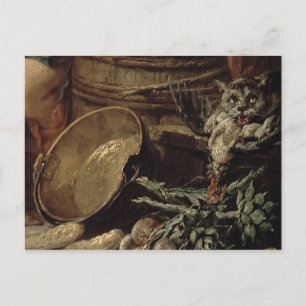 Das schöne Küchenmädchen Postkarte