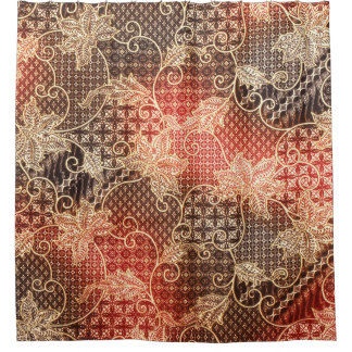 Das schöne malaysische und indonesische Bati Duschvorhang