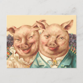 Das schöne Schweinepuppel Postkarte