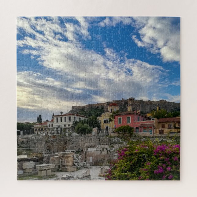 Das schöne und farbenfrohe Athen  Puzzle (Vertikal)