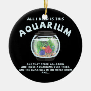 Das Schöne, was ich brauche, ist dieser Aquarium-F Keramik Ornament