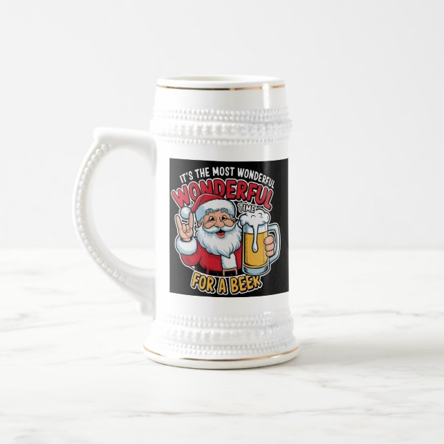 Das schönste Bier der Zeit Bierglas (Links)