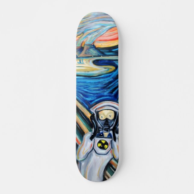 Das Schrei21. jahrhundert Skateboard (Vorne)