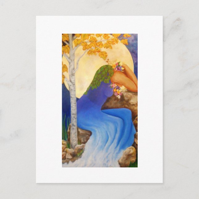 Das Schrei der Natur, die Postkarte (Vorderseite)