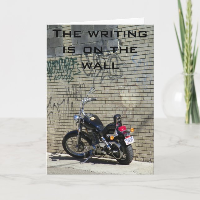 DAS SCHREIBEN LIEGT AUF DER WAND 40. KARTE (Vorderseite)