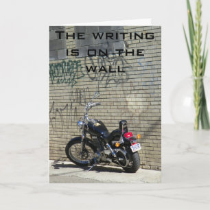 DAS SCHREIBEN LIEGT AUF DER WAND 40. KARTE