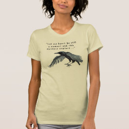 Das Schreiben von Frauen kurzen Sieb Raven T Shirt