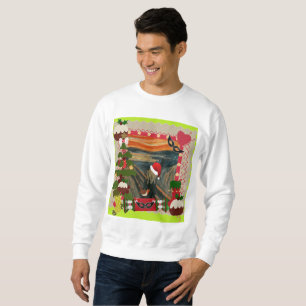 das schreie hässliche Weihnachtsgeschenk Sweatshirt