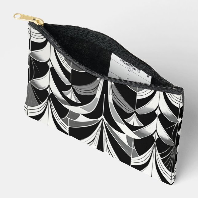 Das Schwarz-Weiß-Feinschmecker Zubehörtasche (Offen)