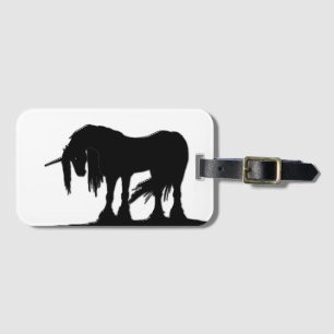 Das Schwarze Einhorn Gepäckanhänger