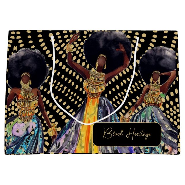 Das Schwarze Erbe feiern Große Geschenktüte (Vorderseite)