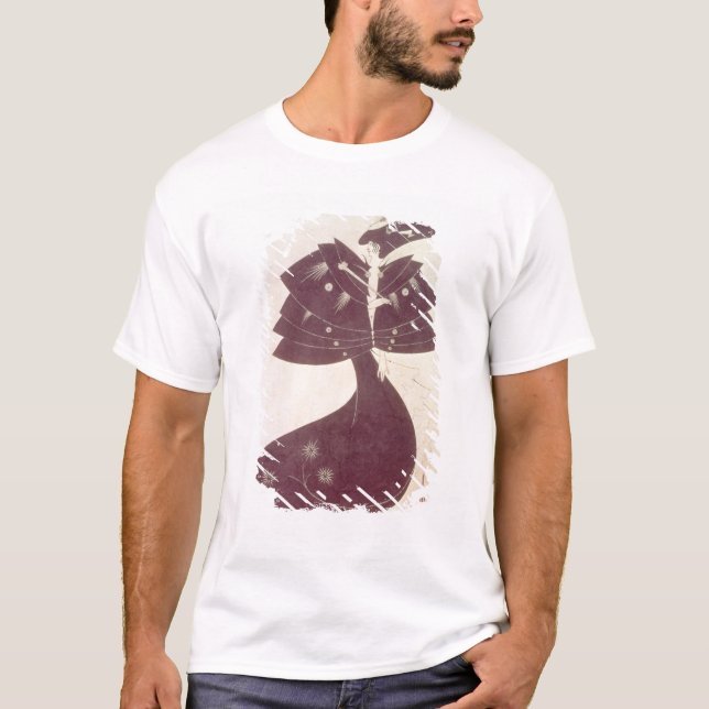 Das schwarze Kap, Illustration für das englische T-Shirt (Vorderseite)