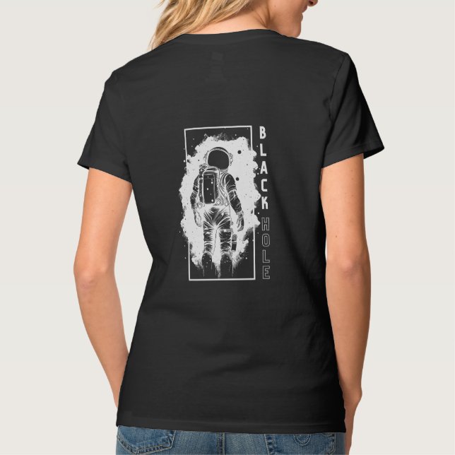 Das schwarze Loch T-Shirt (Rückseite)