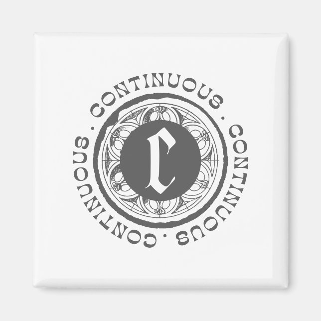 Das schwarze Logo bleibt erhalten Magnet (Vorne)