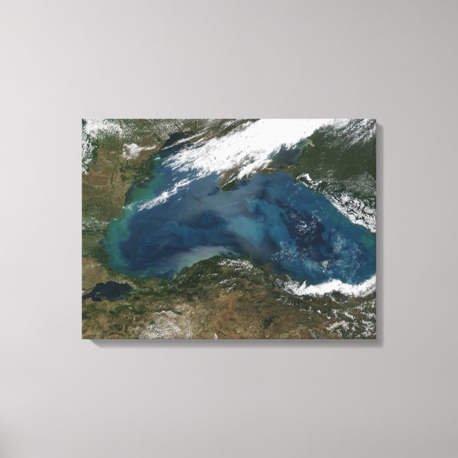 Das Schwarze Meer in Ostrussland Leinwanddruck (Vorderseite)