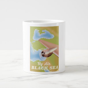 Das Schwarze Meer Reiseplakat Jumbo-Tasse