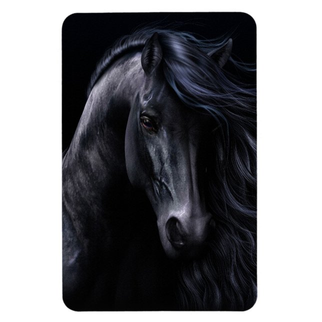 Das Schwarze Premium Flexi Magnet (Vertikal)