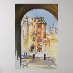 Das schwarze Tor, Newcastle upon Tyne Print Poster