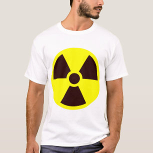 Das schwarze Treileisymbol im gelben Hintergrund T-Shirt