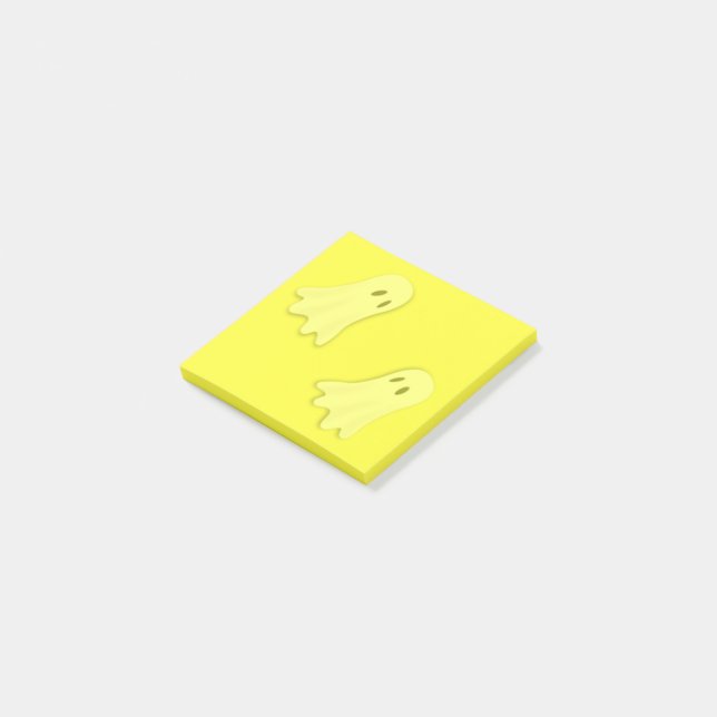 Das schwebende Ghost- Post-it Klebezettel (angewinkelt)