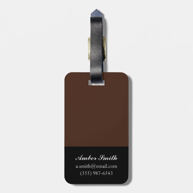 Das Schwein 2009 Gepäckanhänger (Rückseite vertikal)