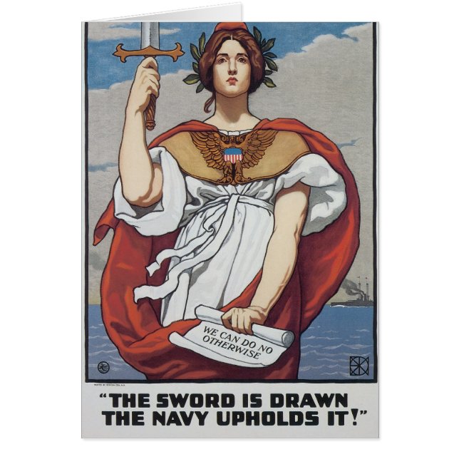 Das Schwert wird Gezeichnet, die Marine hält es au (Vorne)