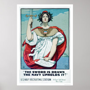 Das Schwert wird Gezeichnet - The Navy Upholds It  Poster