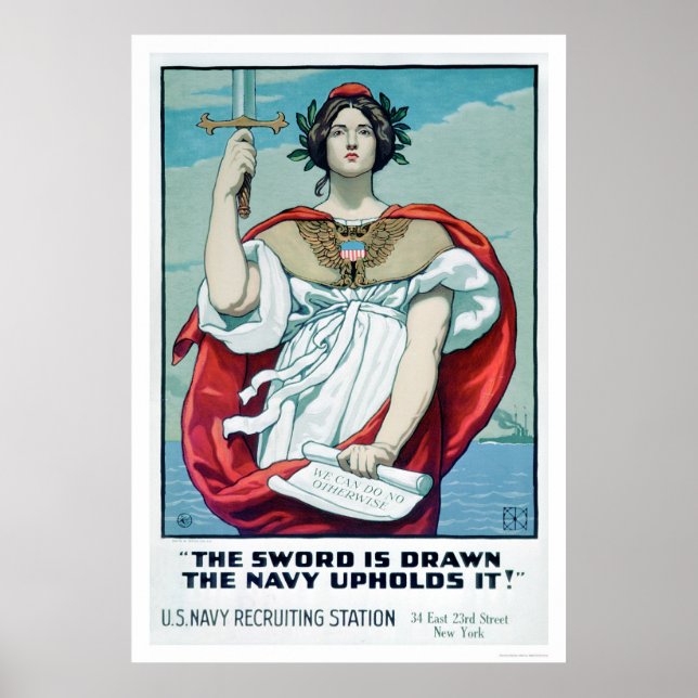 Das Schwert wird Gezeichnet - The Navy Upholds It  Poster (Vorne)