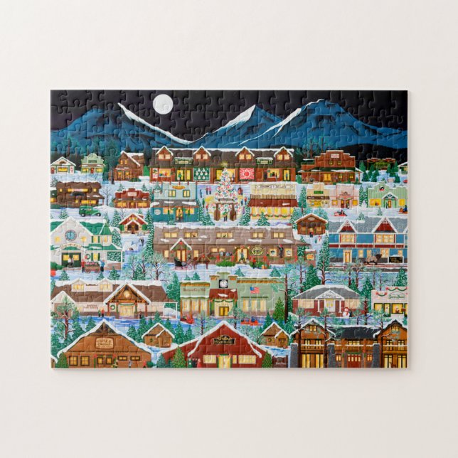 Das Schwester-Dorf unter dem Mond-Puzzlespiel Puzzle (Horizontal)