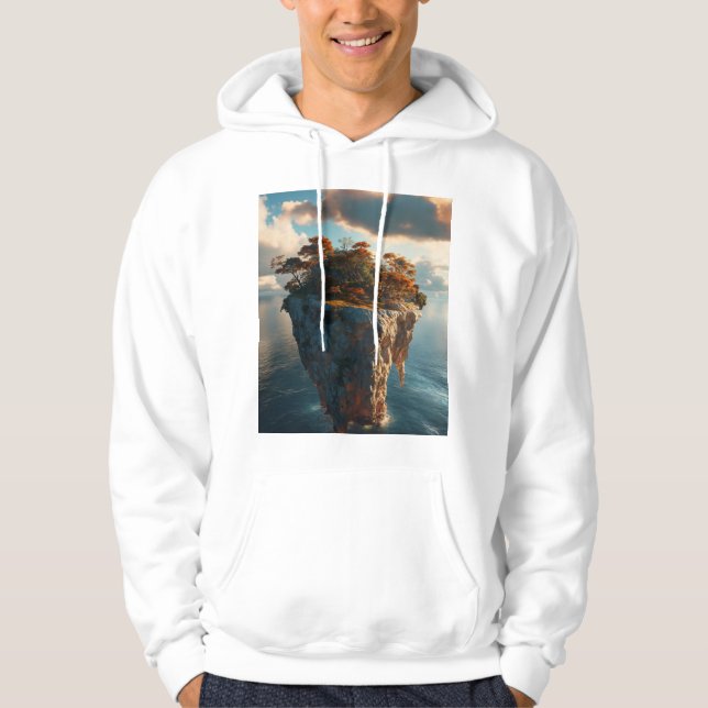 Das schwimmende Gebiet Hoodie (Vorderseite)