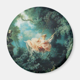 DAS SCHWIMMENDE, grüne Rosa Magnet