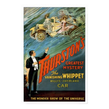 Das schwindende Auto, 1925. Vintag Magier