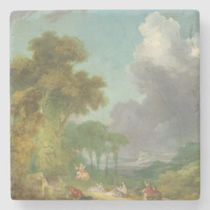 Das Schwingen durch Jean-Honore Fragonard Steinuntersetzer