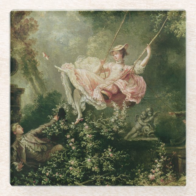 Das Schwingen Glasuntersetzer (Vorderseite)