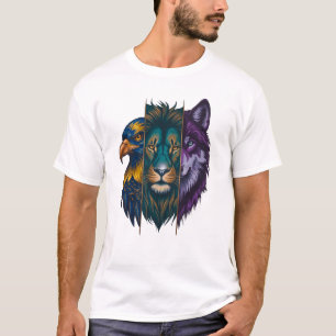 Das Schwungvolle Wilde Trio 🐾 Herren T-Shirt