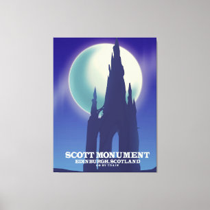 Das Scott Monument, Edinburgh, Schottland Leinwanddruck