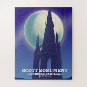 Das Scott Monument, Edinburgh, Schottland Puzzle
