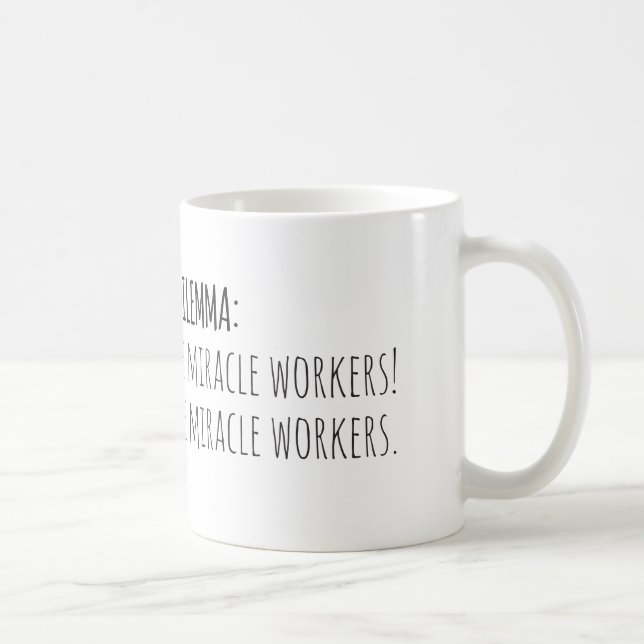 das scotty Dilemma Tasse (Rechts)